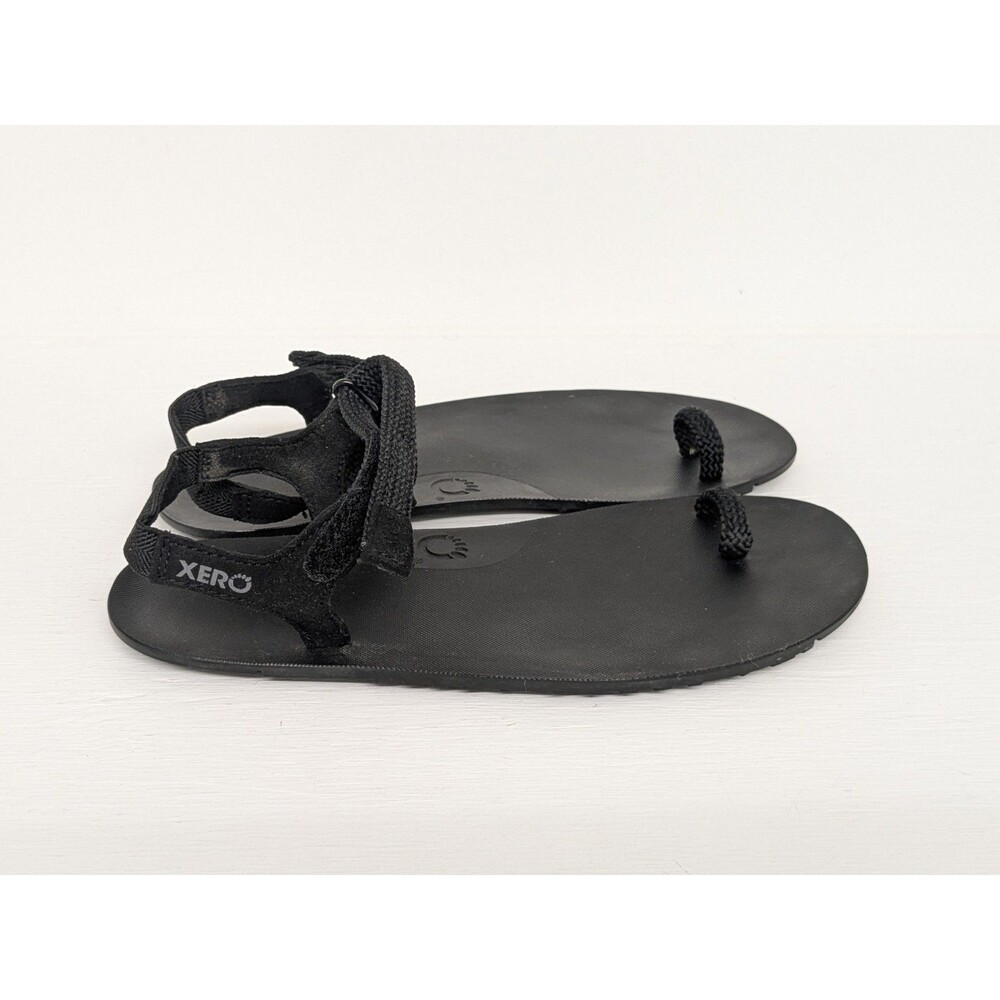 Xero Shoes Women's Black Slip On Flat Sandals Size 7 Hook Loop Closure - Picture 5 of 7